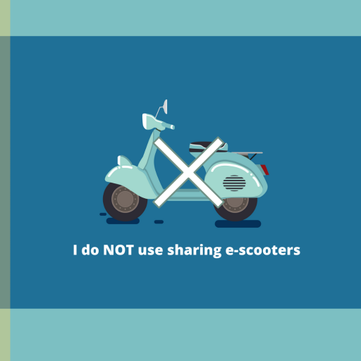 I do (not) use sharing e-schooters