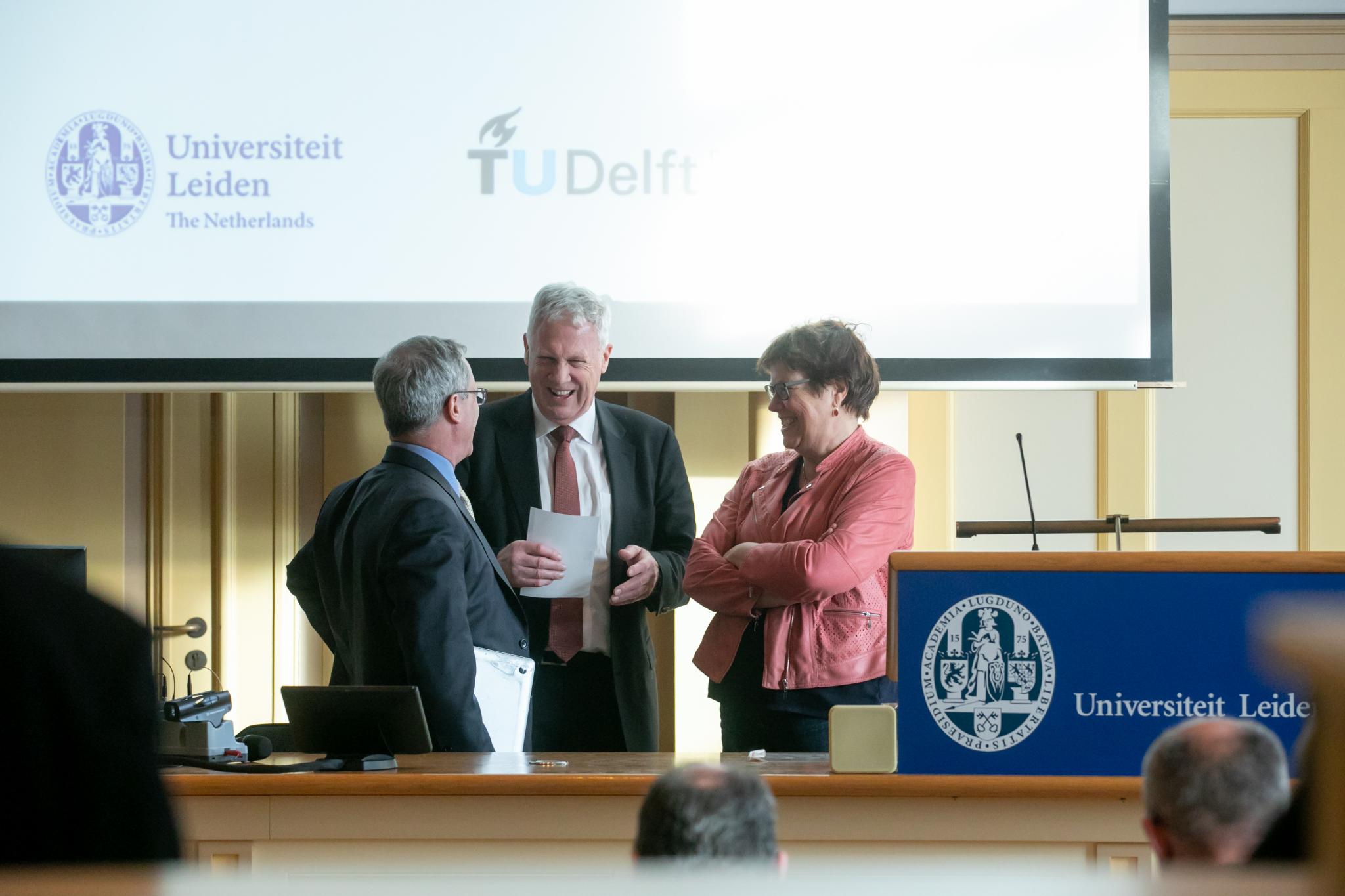 Peter Swire, Jaap van den Herik and Liesbet van Zoonen.