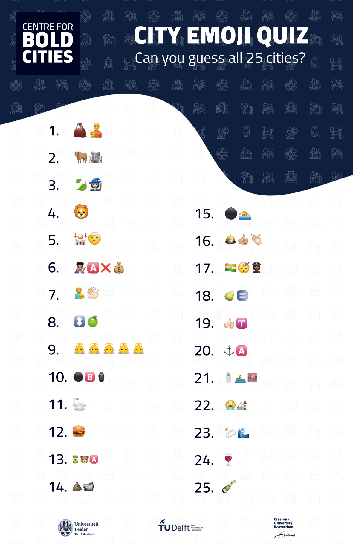 BOLD Cities City Emoji Quiz