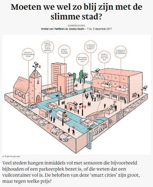 The article in Trouw (© illustration: Gemma Pauwels)