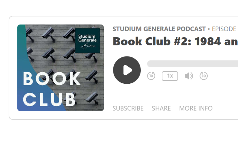 Studium Generale Podcast: Bookclub #2