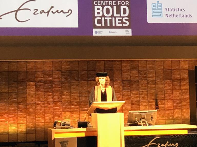 Marjolijn Das at her inaugural lecture