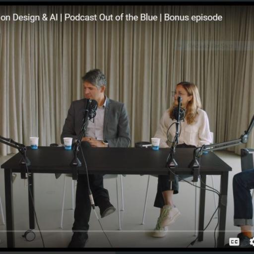 Eric Gu, Alessandro Bozzon, Maria Luce Lapetti and Kars Alfrink in the live recording of the podcast