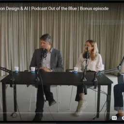 Eric Gu, Alessandro Bozzon, Maria Luce Lapetti and Kars Alfrink in the live recording of the podcast