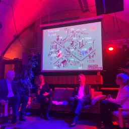 Panel discussion with Frank Vieveen, dr. Jiska Engelbert, Cor Rademaker and Lotte Schipper